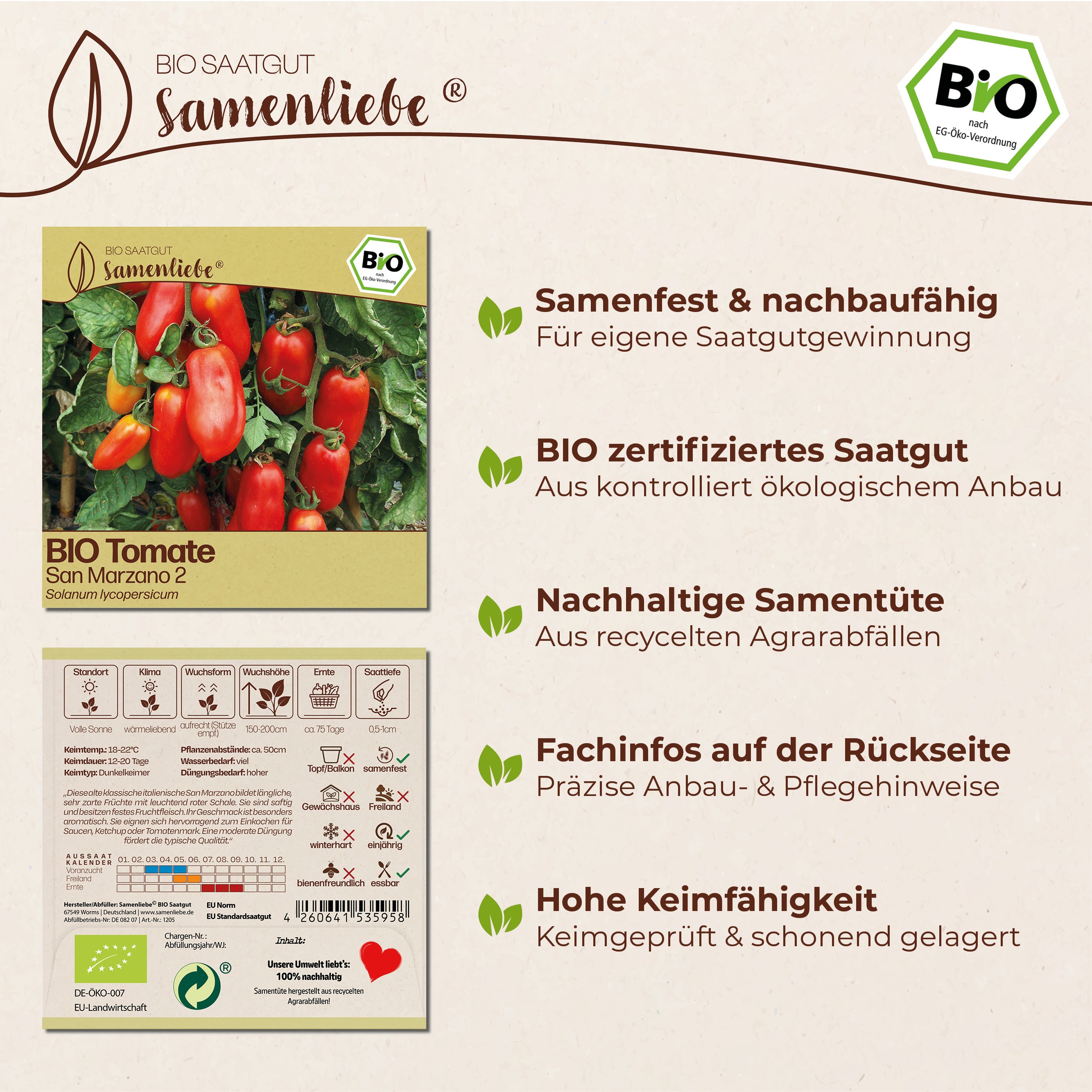 BIO Tomate "San Marzano 2"