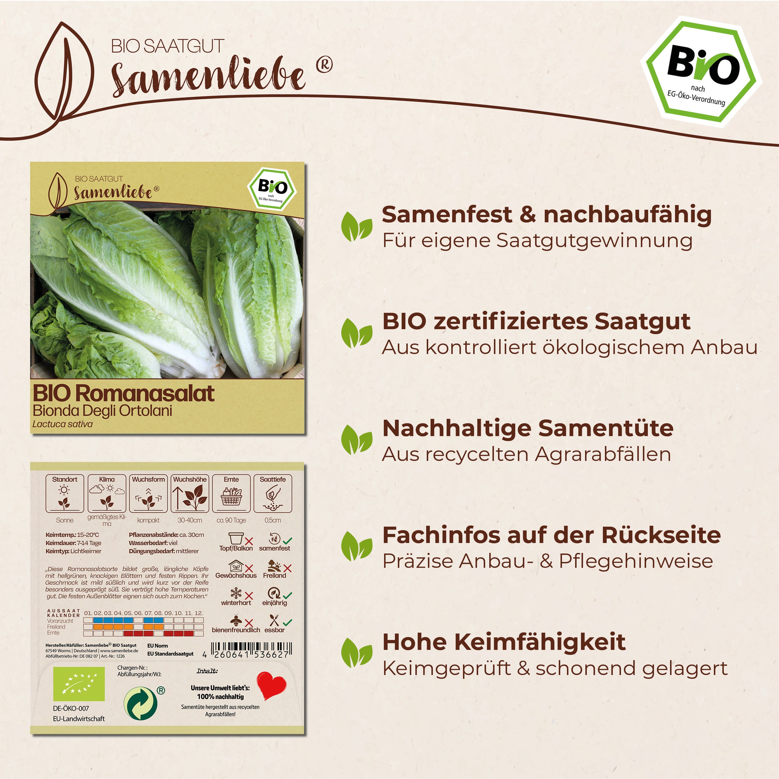 BIO Salat "Bionda Degli Ortolani"
