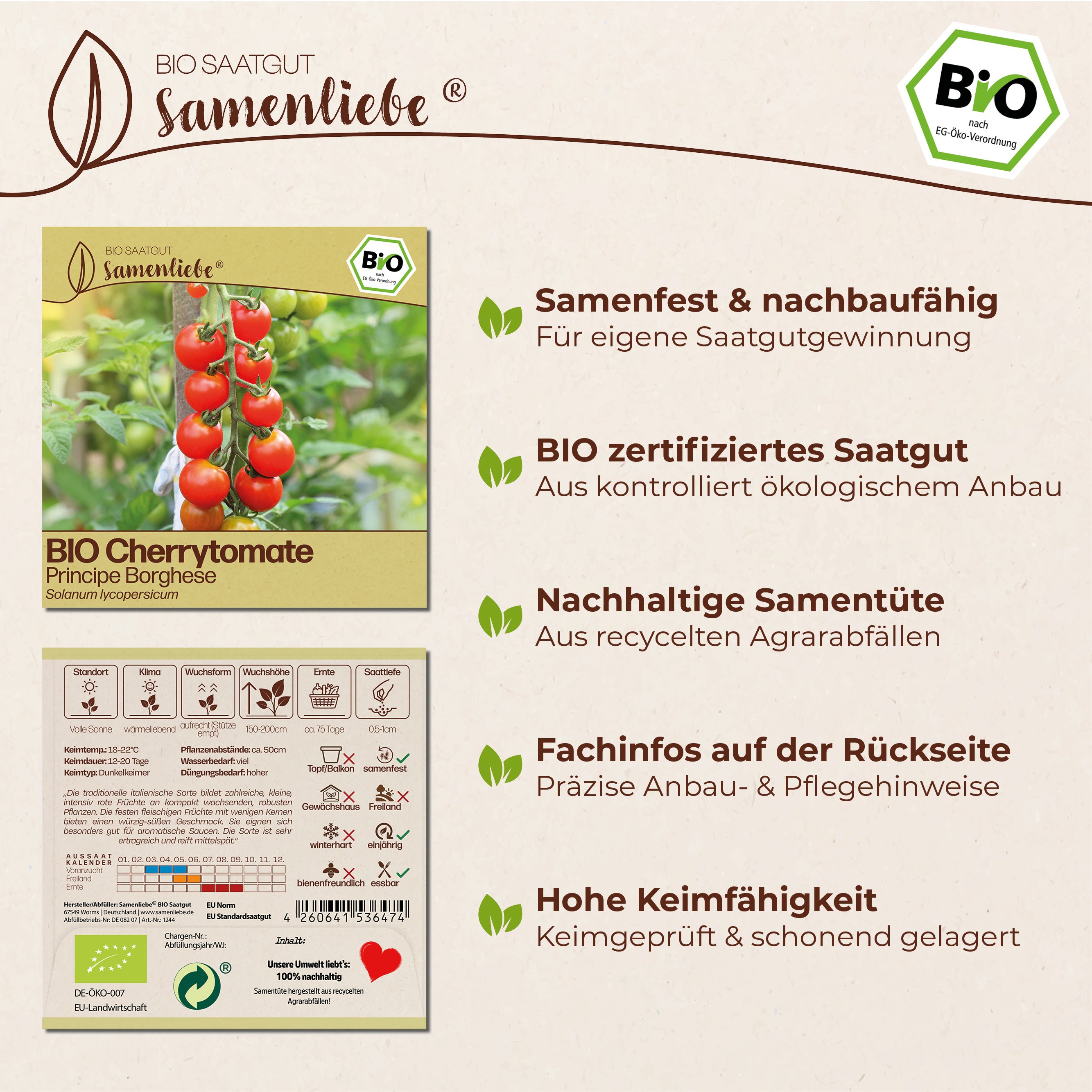 BIO Tomate "Principe Borghese"