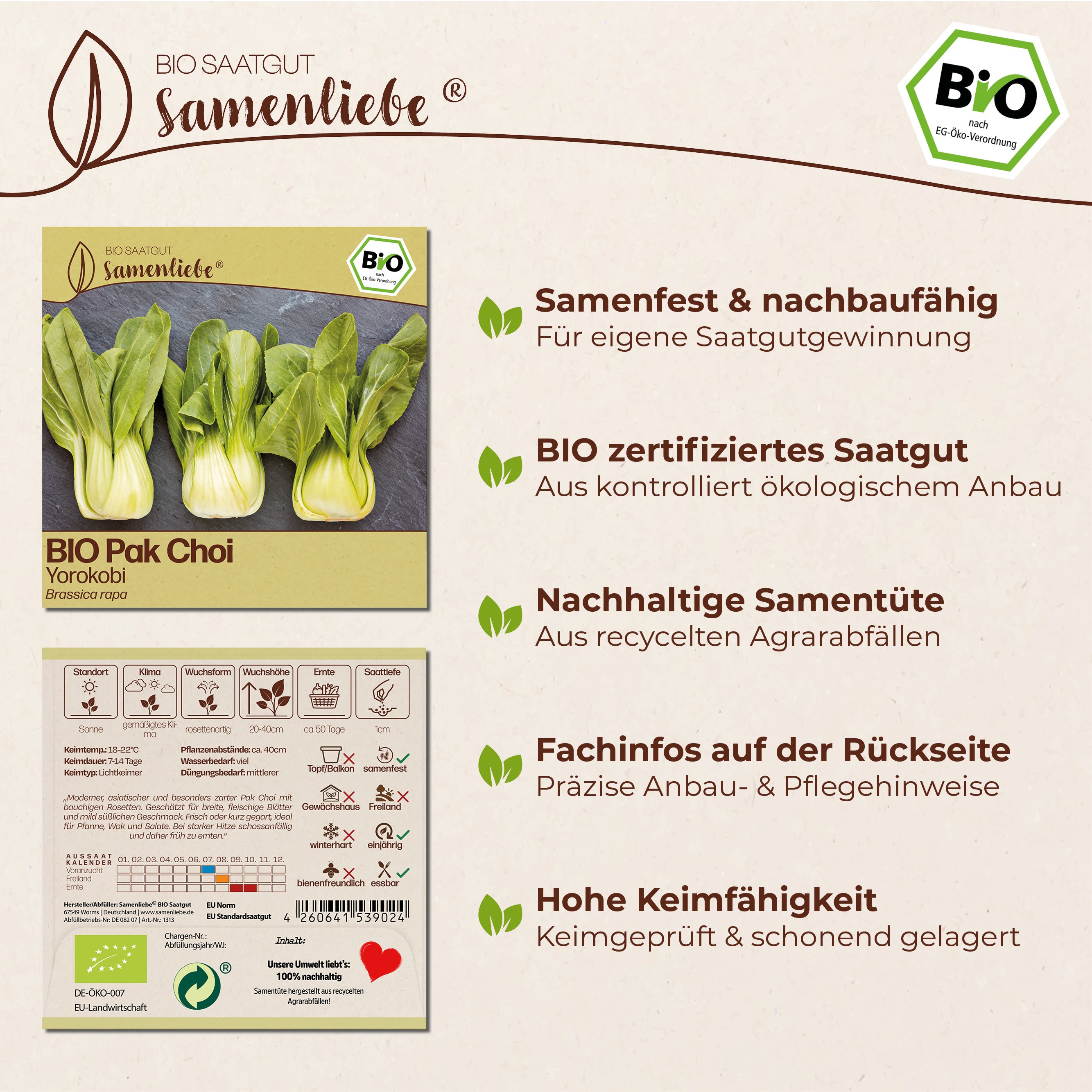 BIO Pak Choi "Yorokobi"