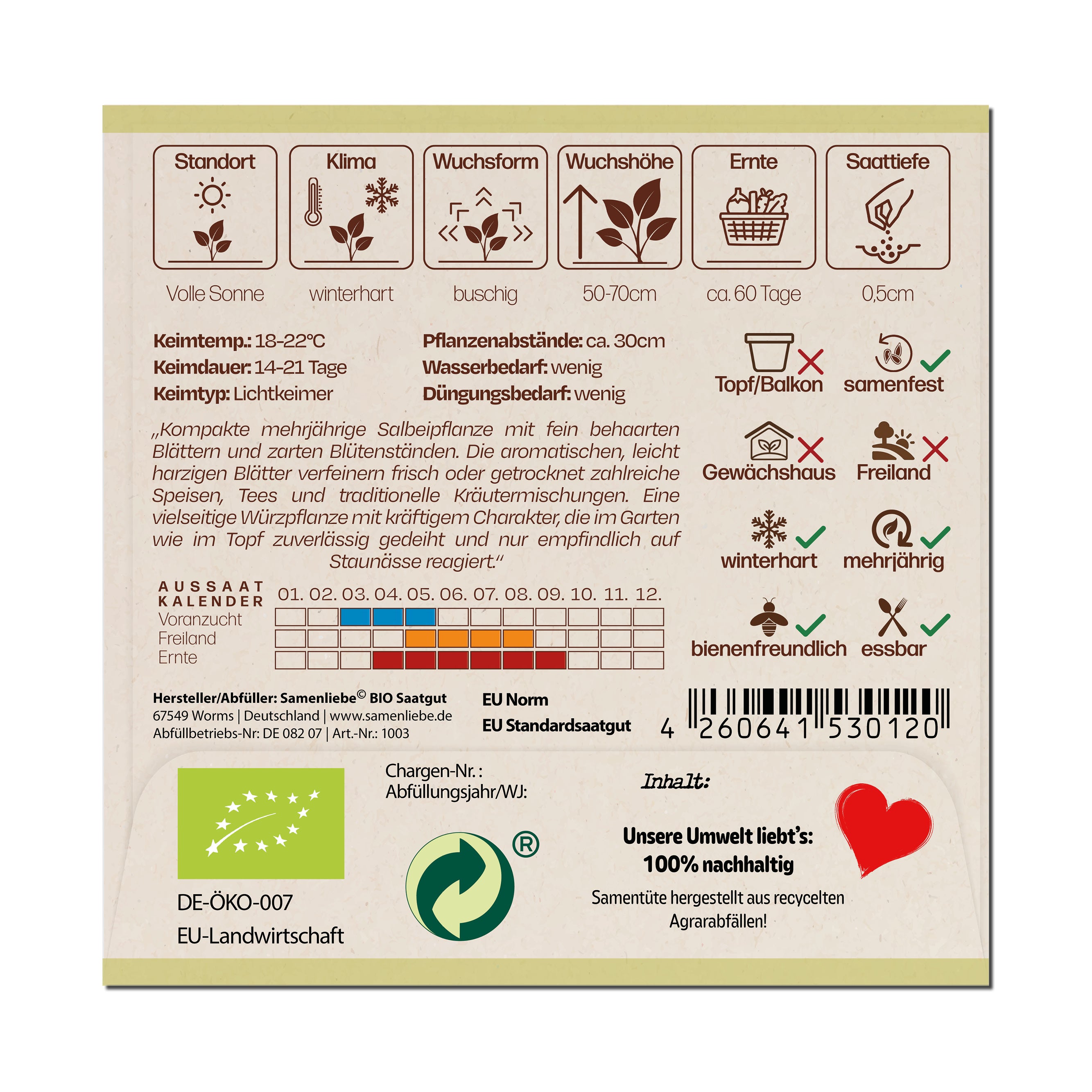 BIO Salbei "Echter Salbei"