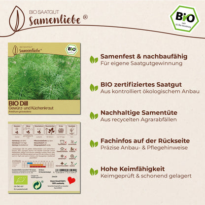 BIO Dill "Küchenkraut &amp; Gurkenkraut"