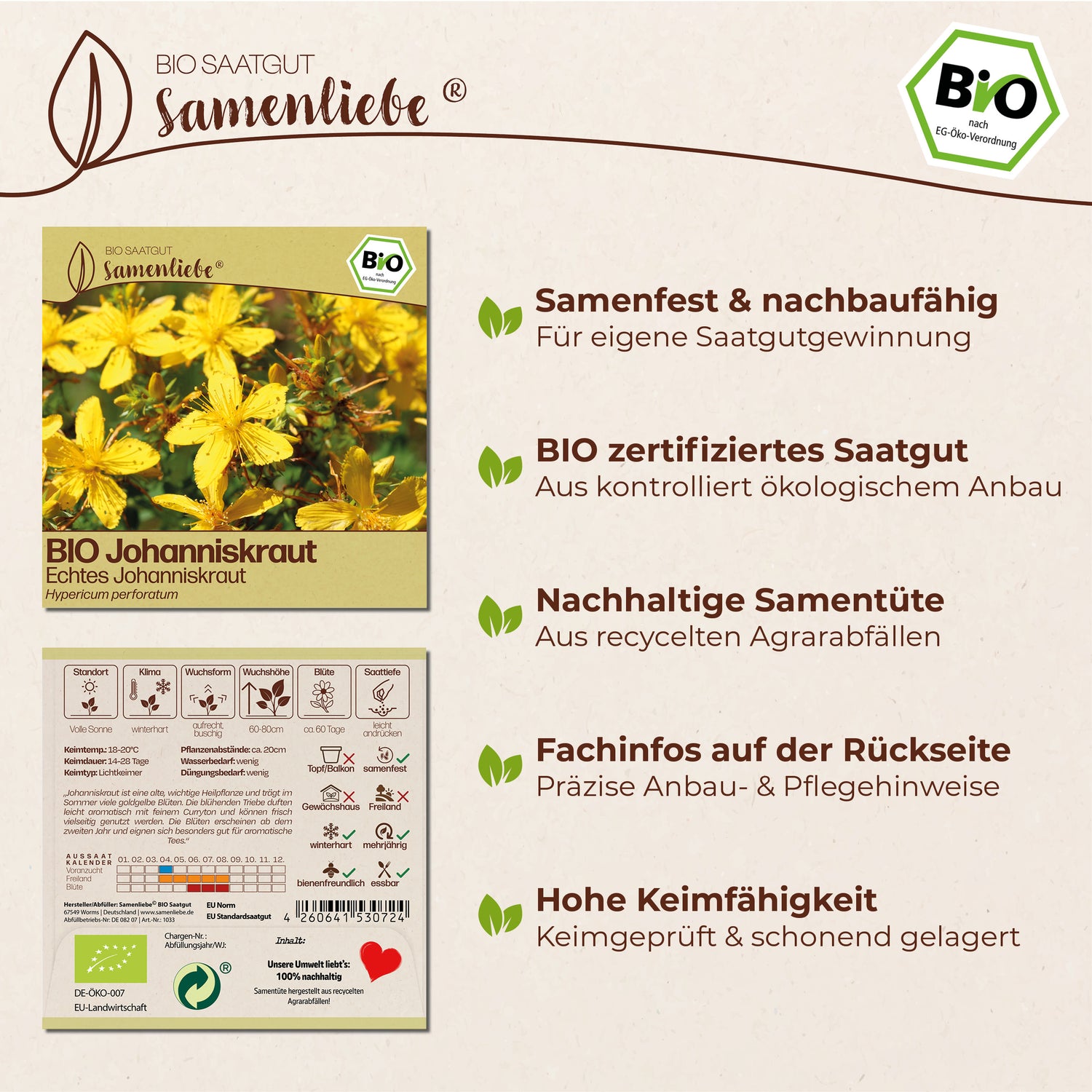 BIO Johanniskraut "Echtes Johanniskraut"