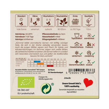 BIO Kümmel "Küchenkraut"