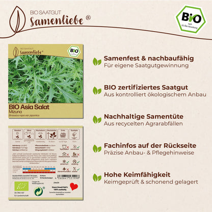 BIO Asia Salat "Mizuna"