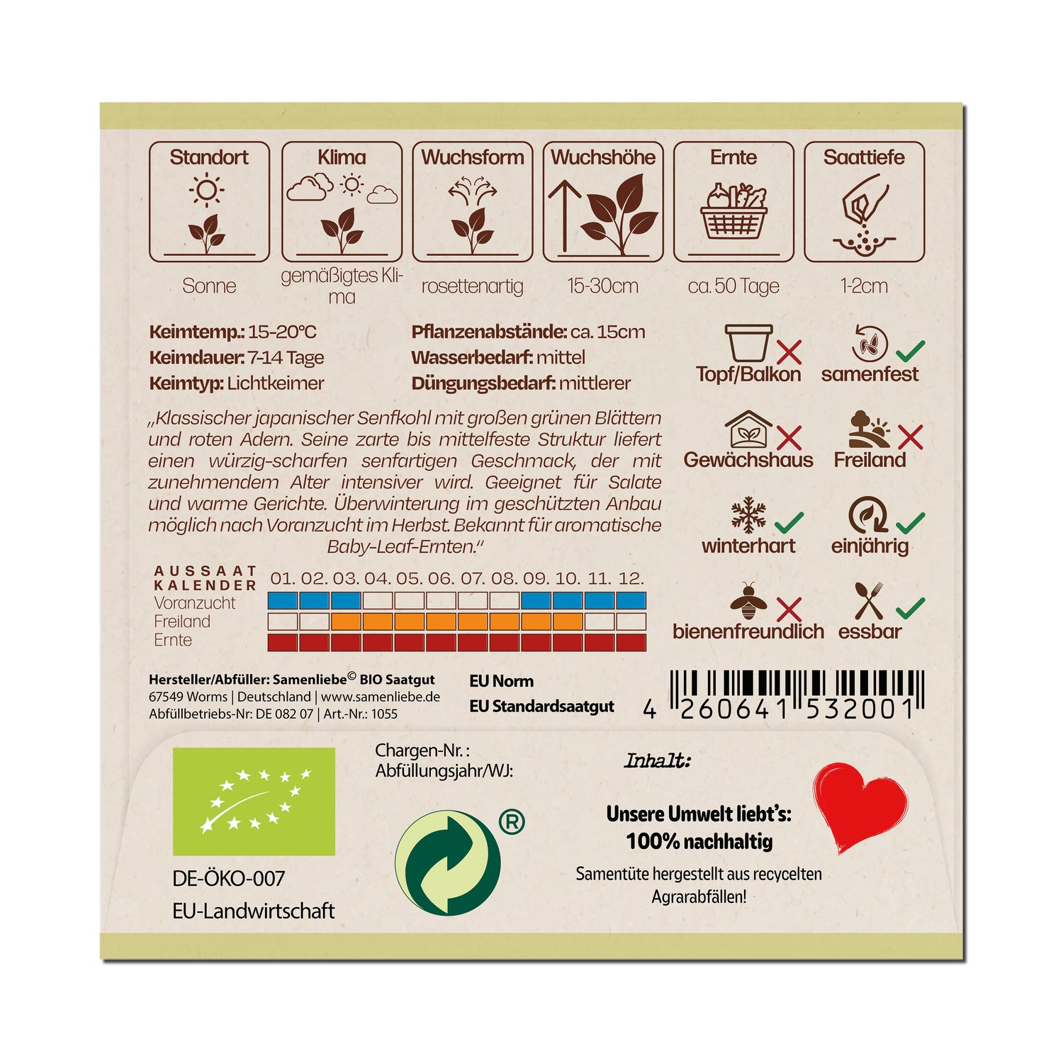 BIO Asia Salat "Red Giant"