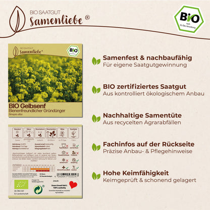 BIO Gelbsenf "Bienenweide"