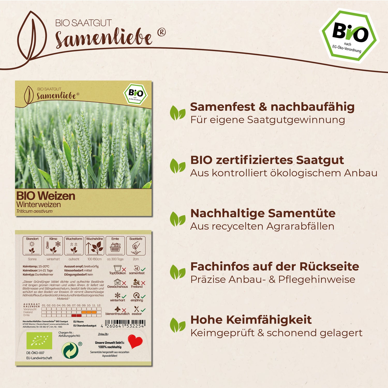 BIO Weizen "Winterweizen"