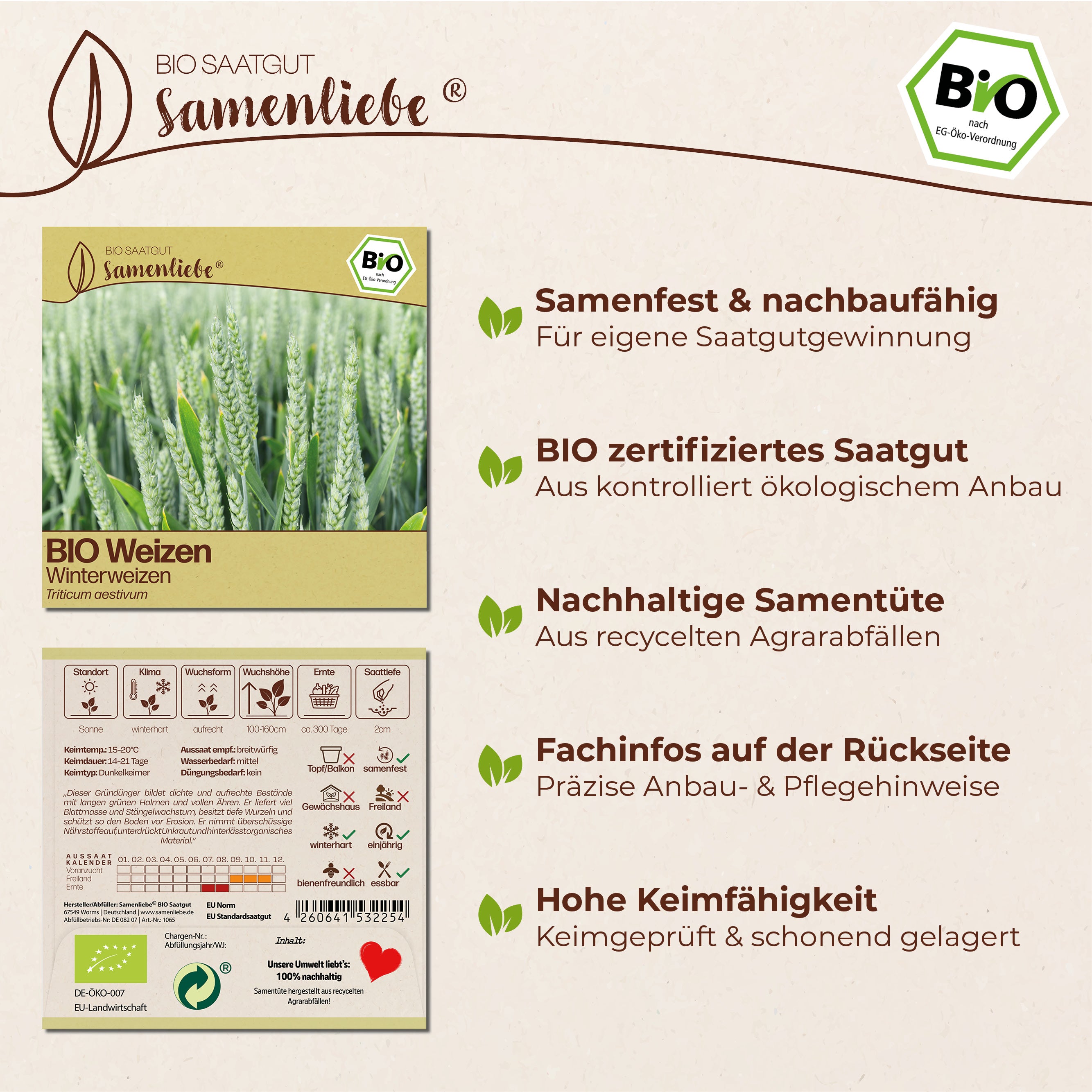 BIO Weizen "Winterweizen"