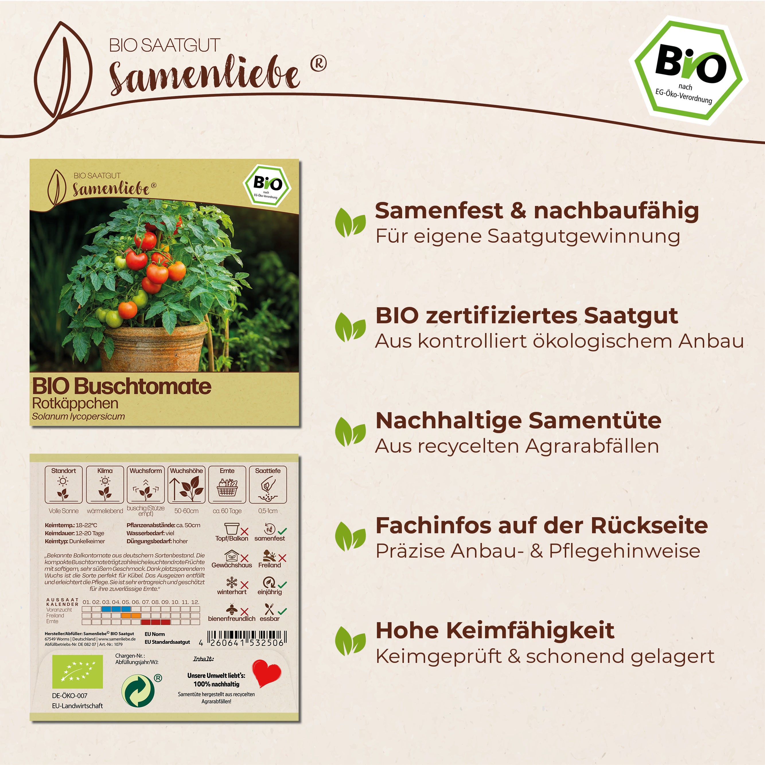 BIO Tomate "Rotkäppchen"