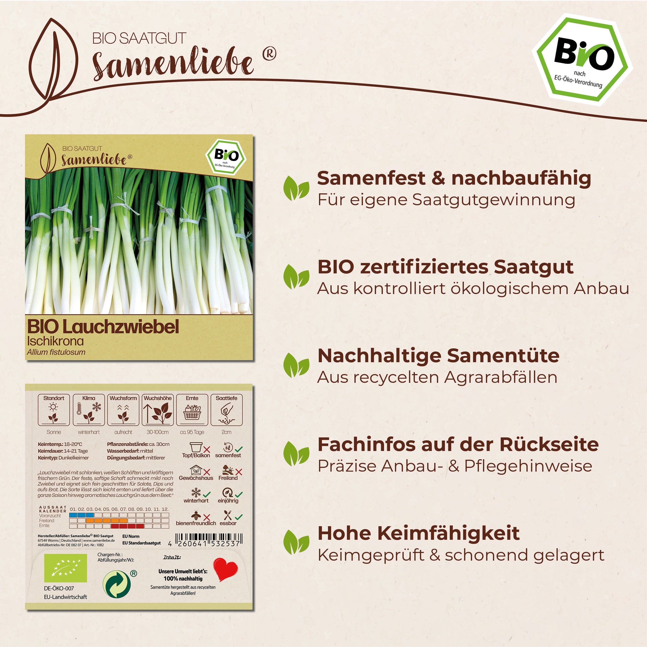 BIO Lauchzwiebel "Ischikrona"