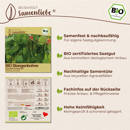 BIO Bohne "Scarlet Emperor"