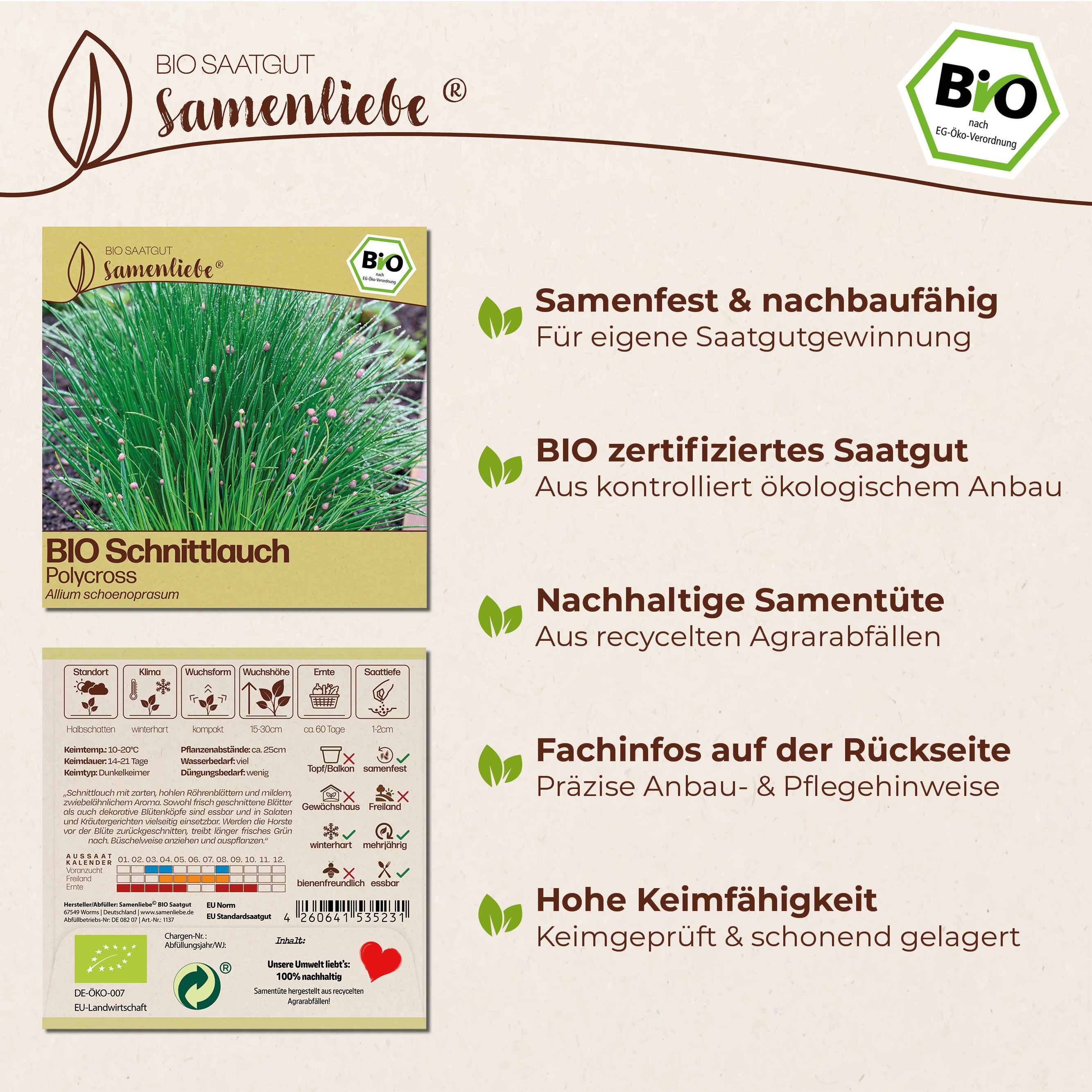BIO Schnittlauch "Polycross"
