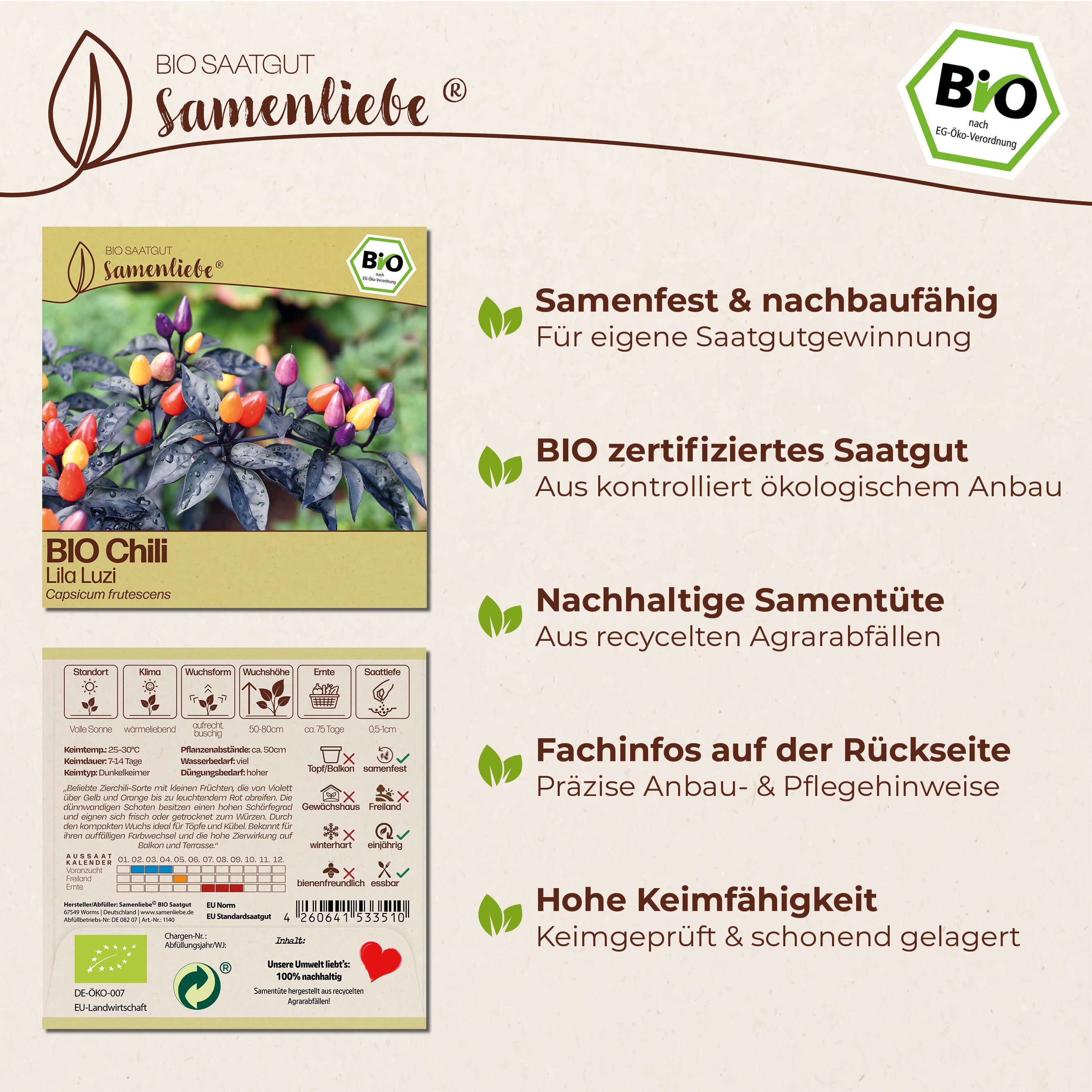 BIO Chili "Lila Luzi"