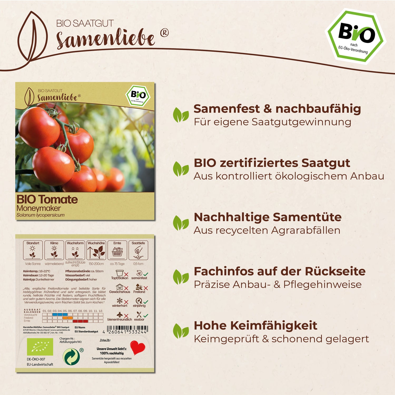 BIO Tomate "Moneymaker"