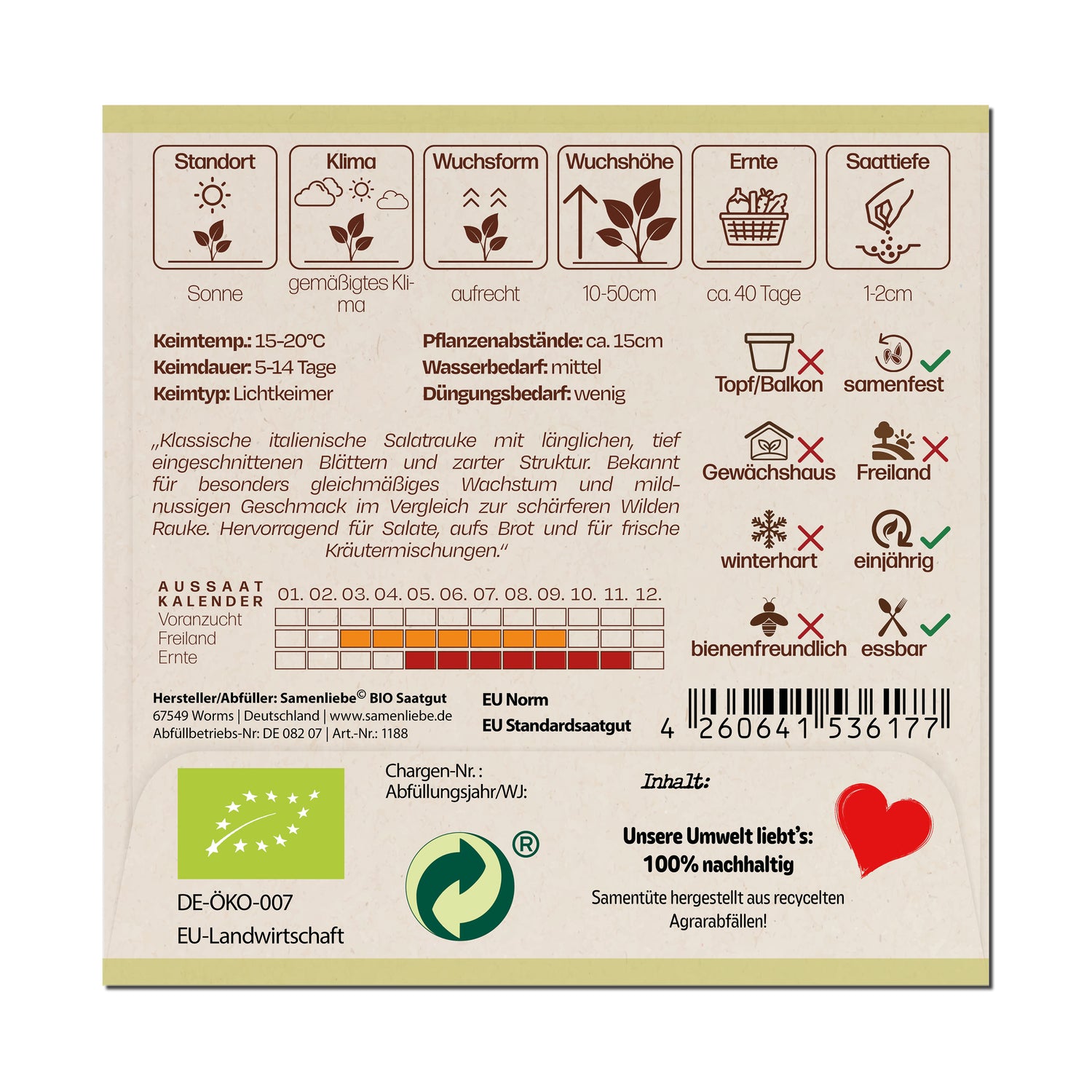 BIO Rucola "Coltivata"