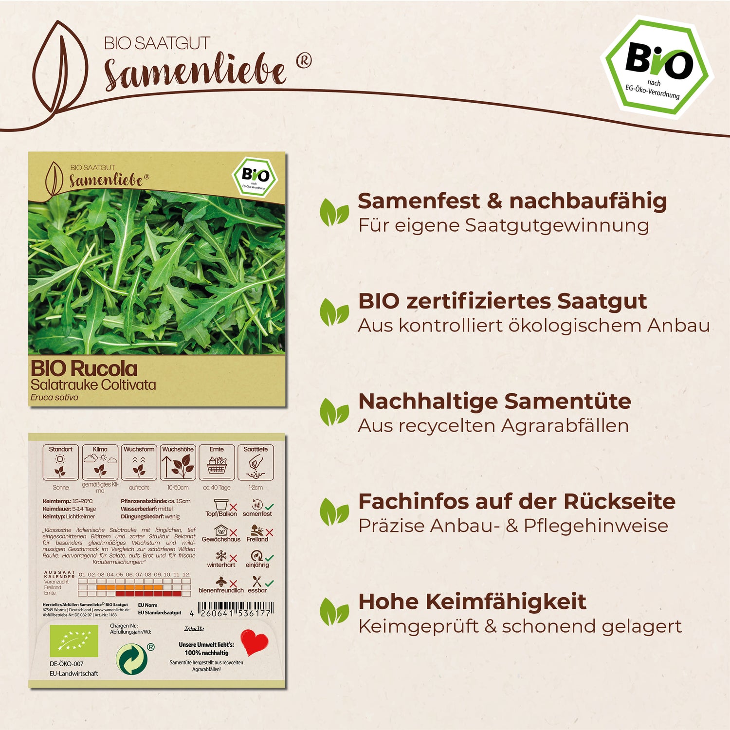 BIO Rucola "Coltivata"