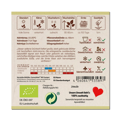 BIO Grünkohl "Halbhoher grüner Krauser"