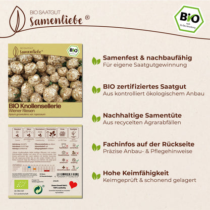 BIO Knollensellerie "Wiener Riesen"