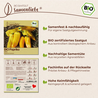 BIO Paprika "Oro"