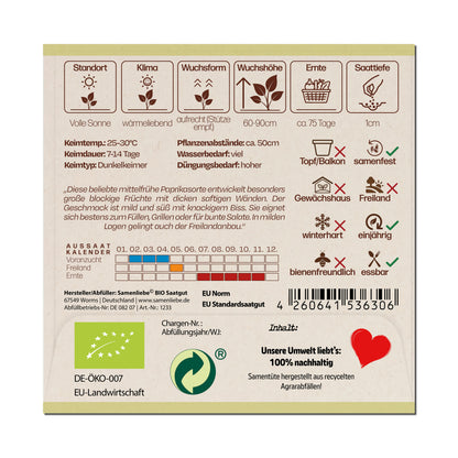 BIO Paprika "Jumbo"