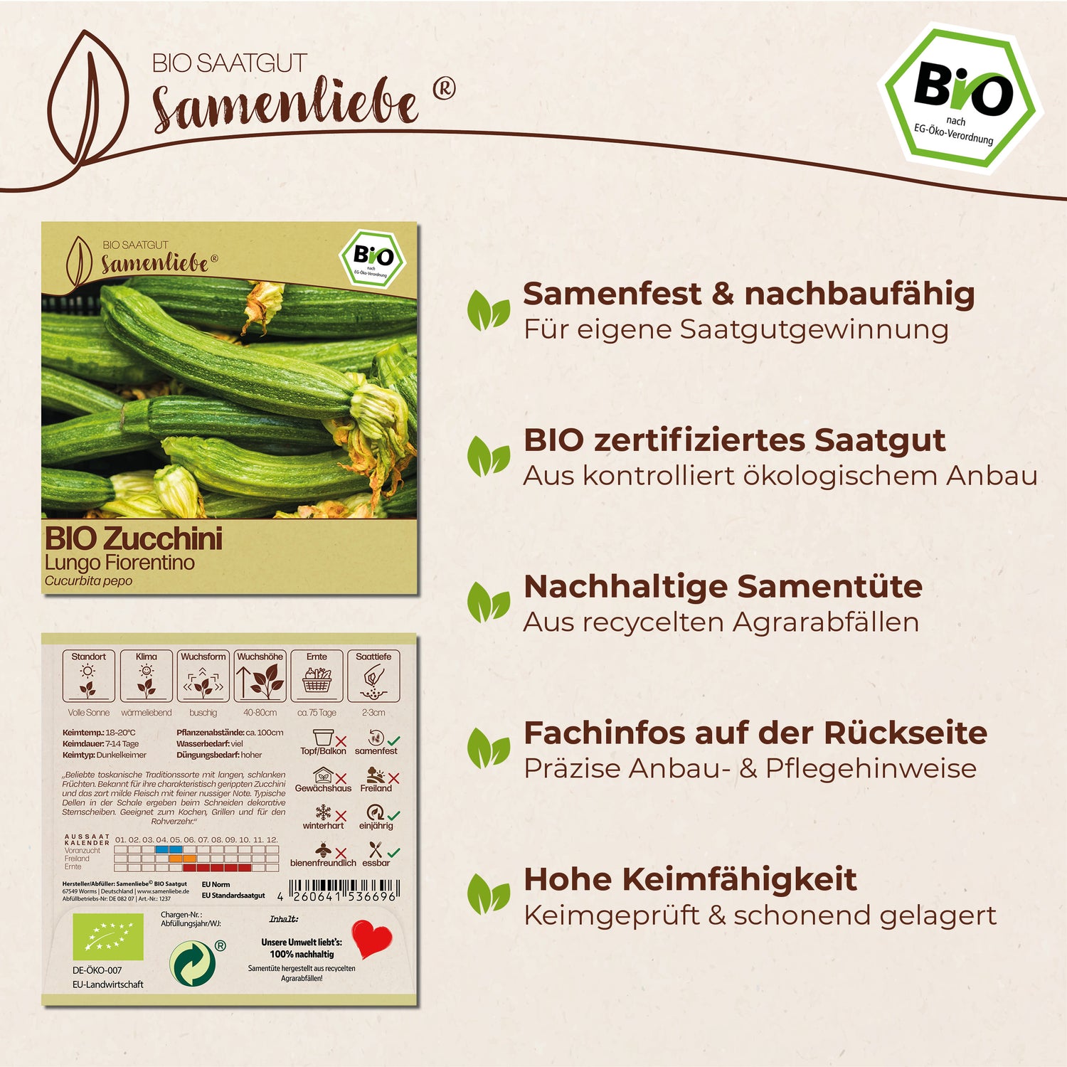 BIO Zucchini "Lungo Fiorentino"
