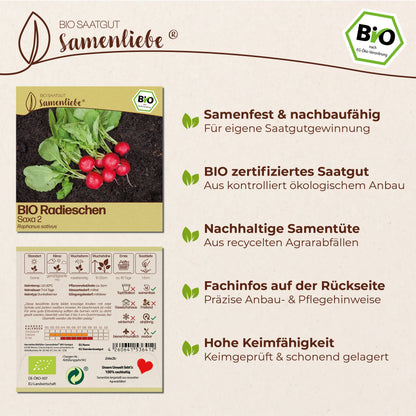 BIO Radieschen "Saxa 2"