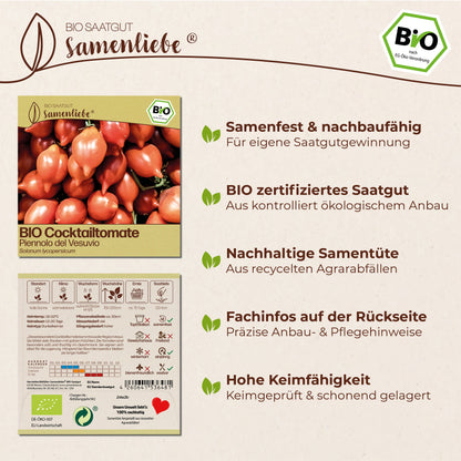 BIO Tomate "Piennolo del Vesuvio"