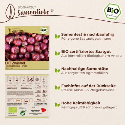 BIO Zwiebel "Tropea Rossa Tonda"