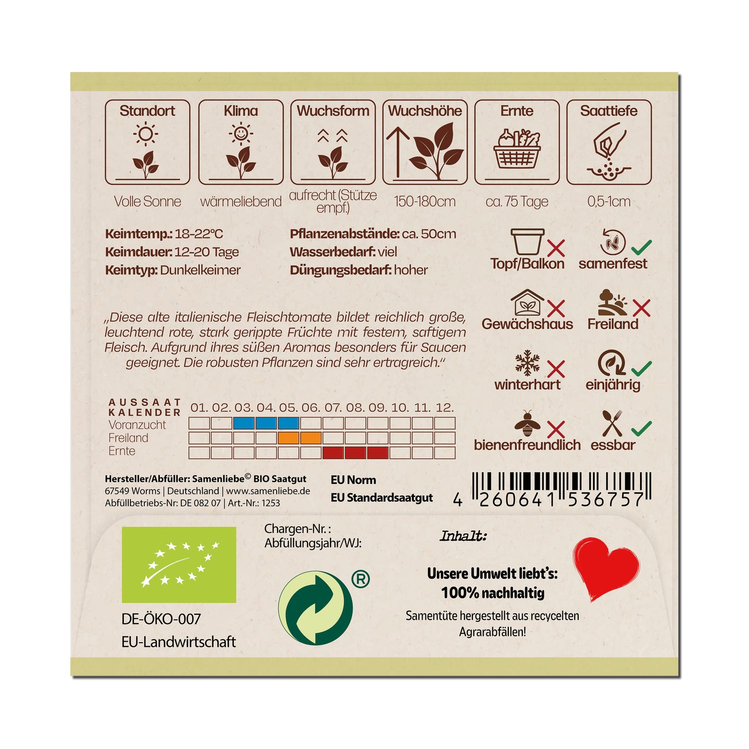 BIO Tomate "Costoluto Fiorentino"
