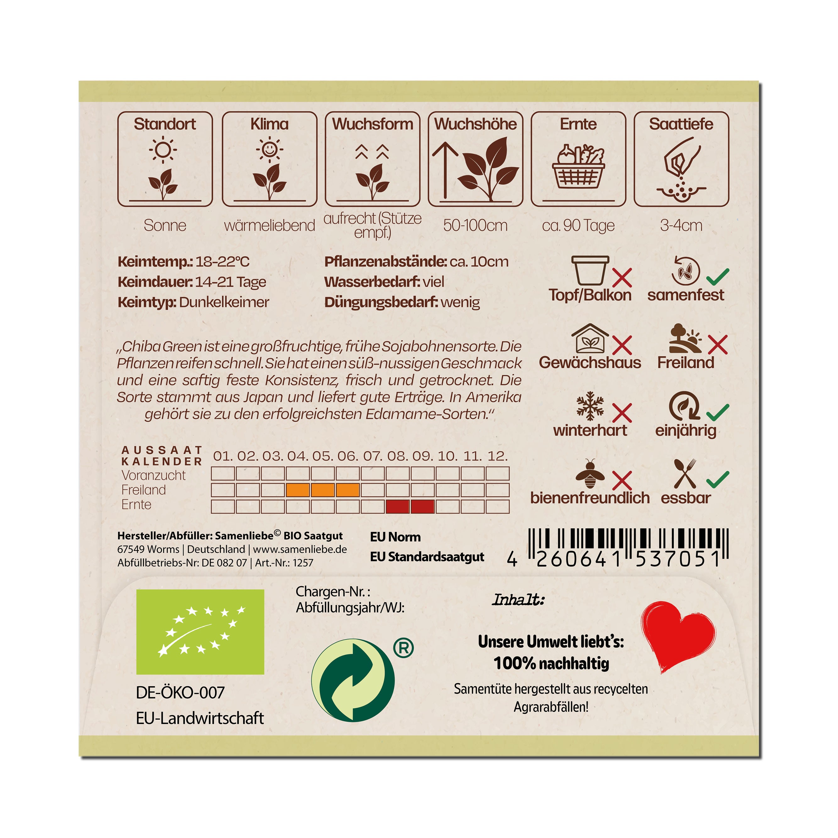 BIO Bohne "Chiba Green"