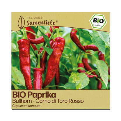 BIO Paprika "Corno di Toro Rosso"