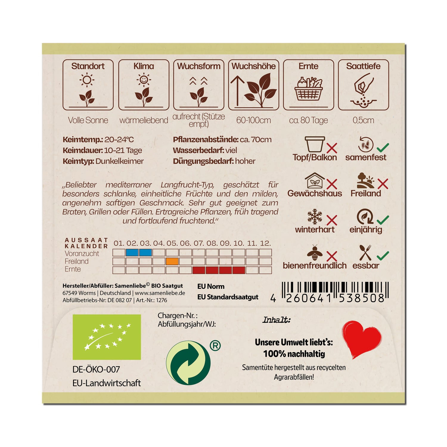 BIO Aubergine "Melonga"