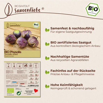BIO Tomatillo "Purple Tomatillo"