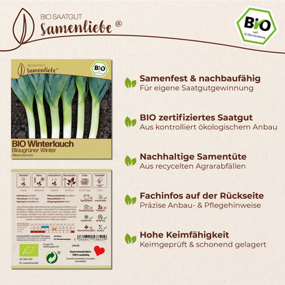 BIO Lauch "Blaugrüner Winter"