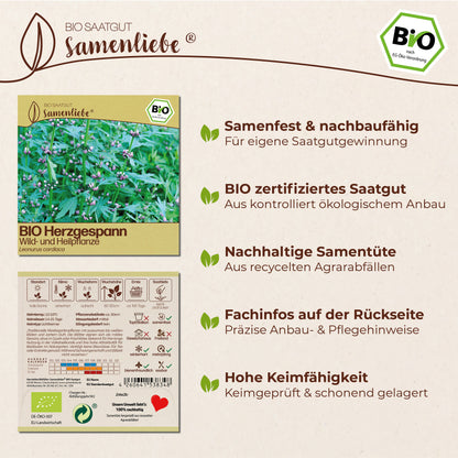 BIO Herzgespann "Wildblume"