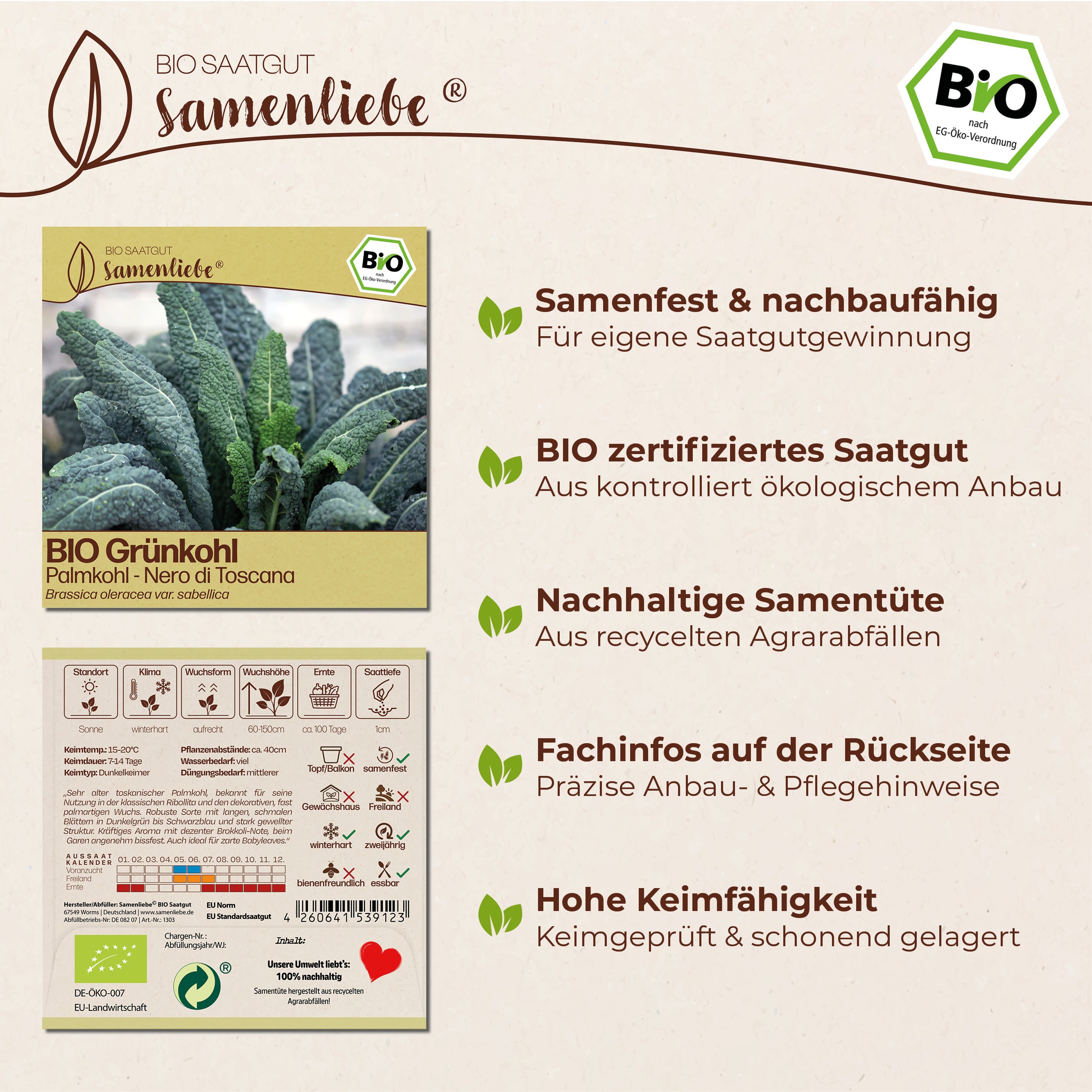 BIO Grünkohl "Nero di Toscana"