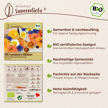 BIO Essbare Blüten "Blumenmischung"
