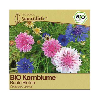 BIO Kornblume "Bunte Blüten"