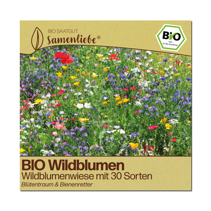 BIO Wildblumen "Wildblumenwiese mit 30 Sorten"