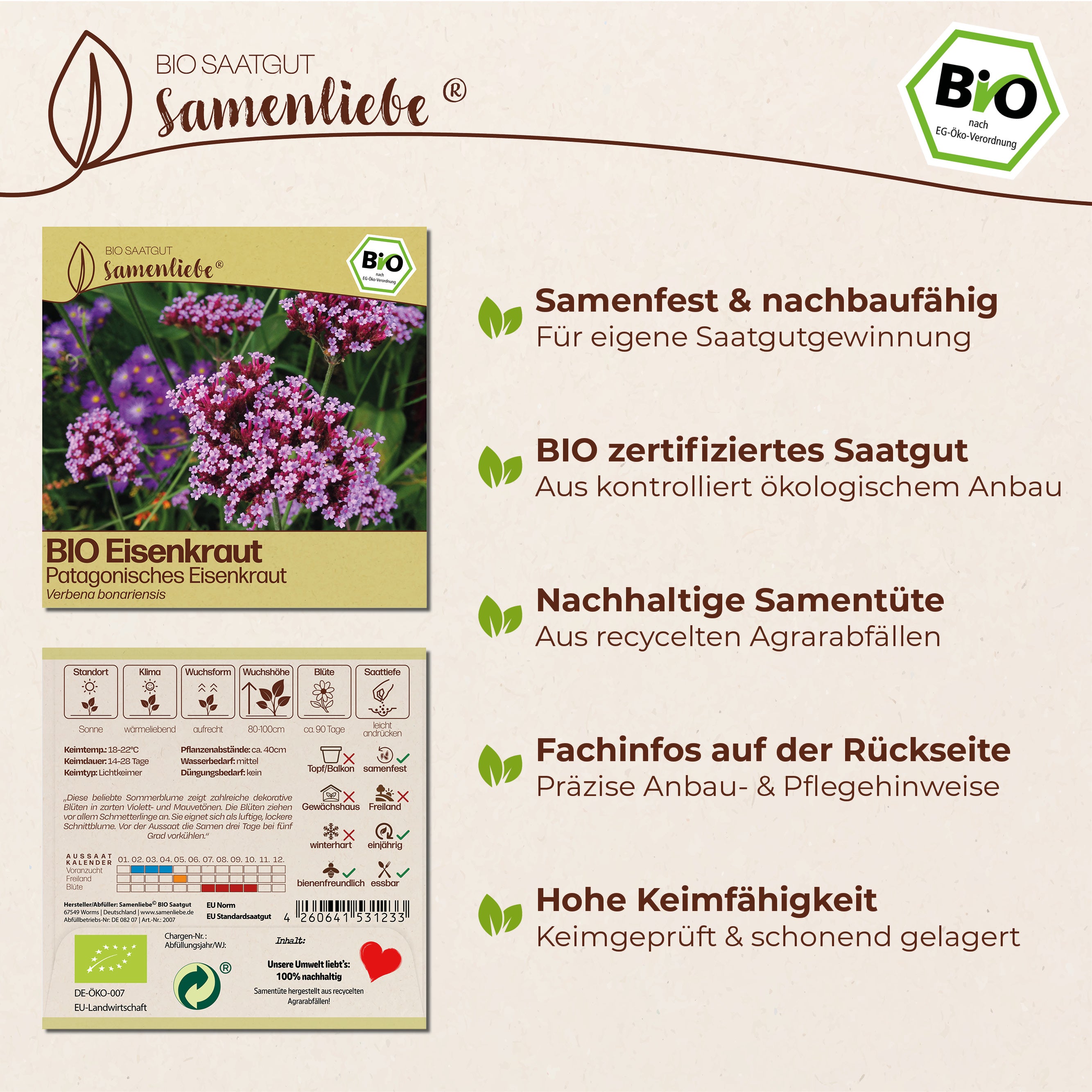 BIO Eisenkraut "Patagonisches Eisenkraut"