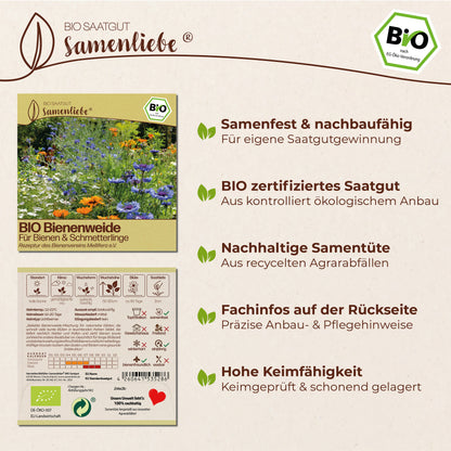 BIO Bienenweide "Für Bienen &amp; Schmetterlinge"