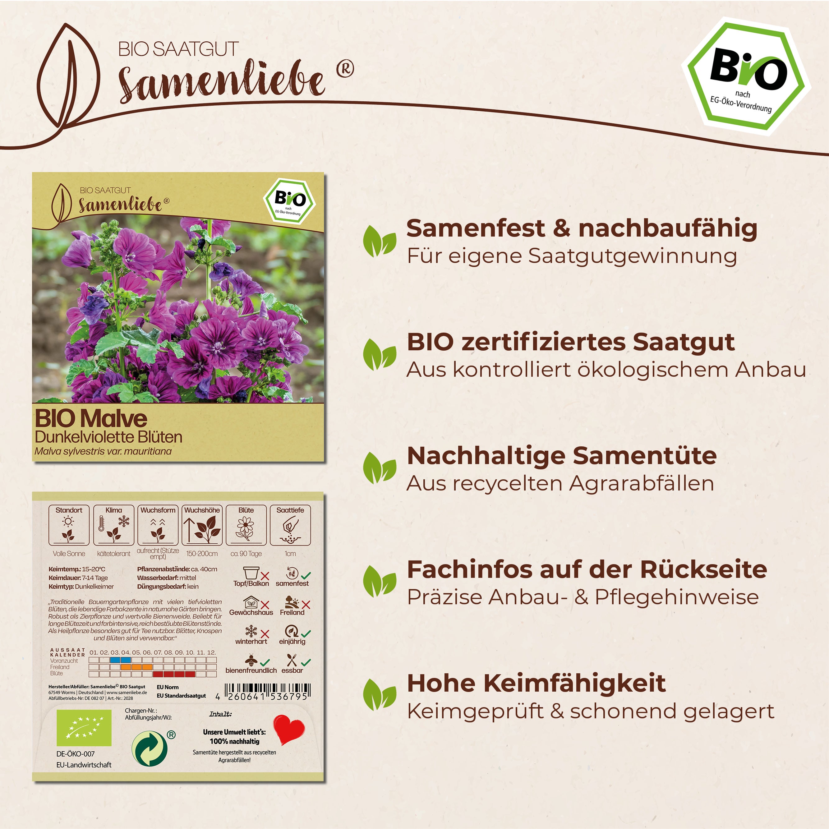 BIO Malve "Heilpflanze"