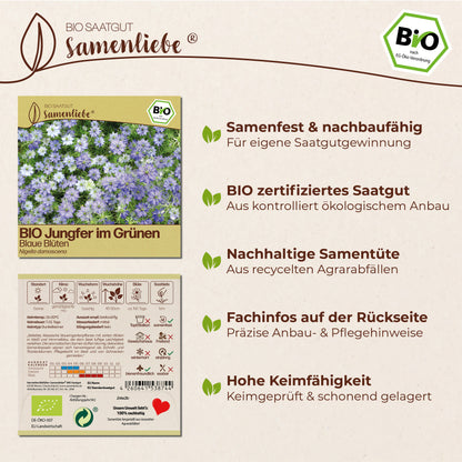 BIO Jungfer im Grünen "Blaue Blüten"