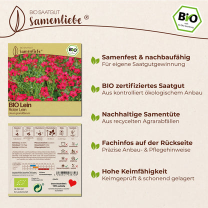 BIO Lein "Roter Lein"