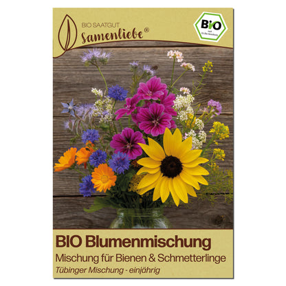 BIO Blumenmischung "Mischung für Bienen &amp; Schmetterlinge"