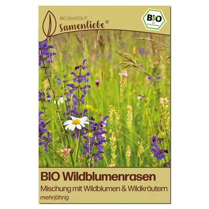 BIO Wildblumenrasen "Mischung mit Wildblumen &amp; Wildkräutern"