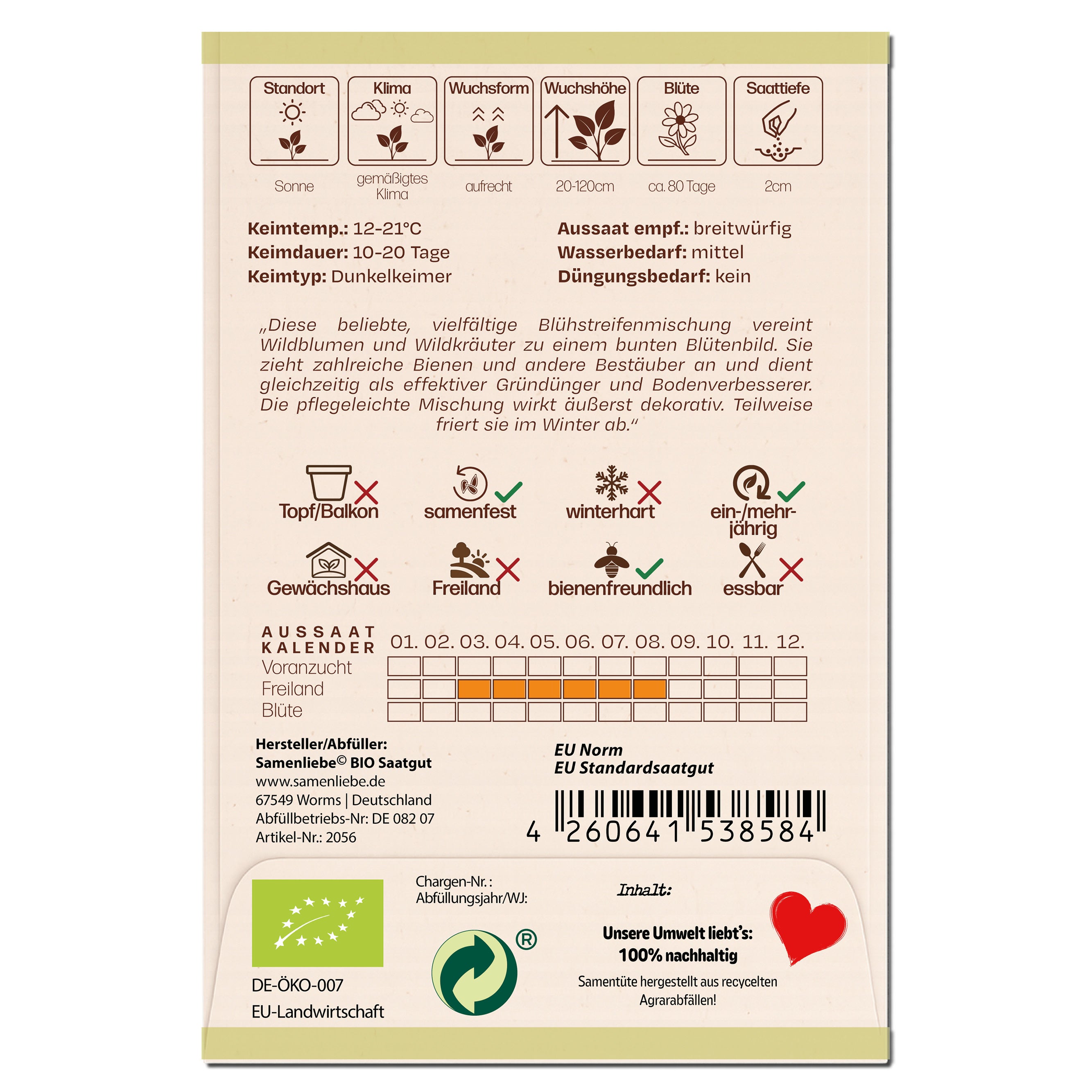 BIO Wildblumen "Wildblumen &amp; Wildkräutern"