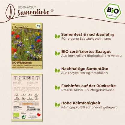 BIO Wildblumen "Wildblumen &amp; Wildkräutern"